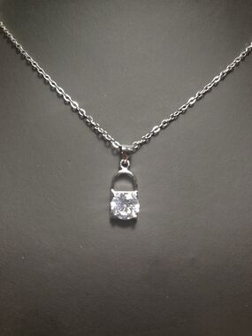 Padlock Pendant Necklace